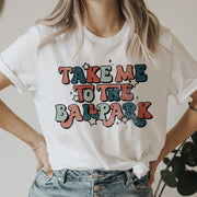 Sweet Cute Letters T-shirt Loose Round Neck