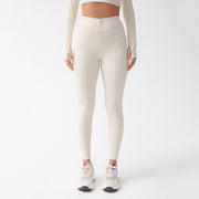 Women's Slim-fit Slimming Thread High Waist Zipper Tights