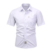 Tunn chic halvärmad arbetströja Arbetsskjorta Kortärmad Casual