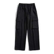 Retro Straight Cargo Pants American Wide Leg