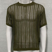 Europeisk och amerikansk slim fit tunn tröja för män