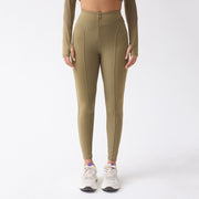 Women's Slim-fit Slimming Thread High Waist Zipper Tights