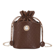 Retro handbärande en-axel Crossbody-väska för kvinnor