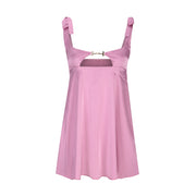 Modisches Tube-Top-Kleid mit Schnürung für Damen