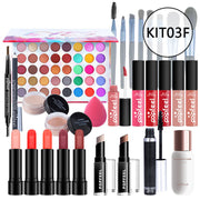 Makeup Kosmetikset Nybörjarkombination Concealer Eyeliner Ögonbrynspenna