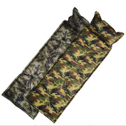 Camo Automatisk Uppblåsbar Kudde Med Kudde Utomhus Camping Camping Fuktig