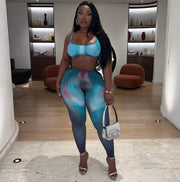 Dam Gradient Sportväst Tighta byxor med hög midja