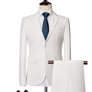New Men's Business Casual Suit Suit Two-piece Set