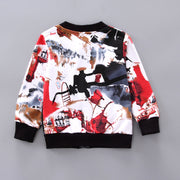 Hübsche Herbst- und Winterkleidung für Jungen, dreiteilige Kinderkleidung