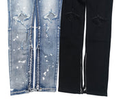 Zerrissene Herren Jeans Mode Slim Stretch