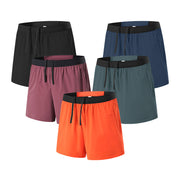 Men's Summer Fake Two-piece Double-layer Quick-drying Shorts