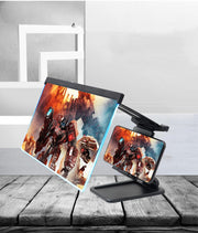 Kompatibel med Apple, 12 tums mobilskärmsförstärkare för IPad filmfällbar skuggning 3D-skärm Mobiltelefonförstärkare Förstoringsglas Mobilhållare