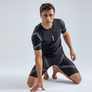 Herren Sonnenschutz Schnelltrocknendes T-Shirt Badeanzug Shorts Anzug