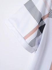 Business-Poloshirt mit Karomuster und schmaler Passform