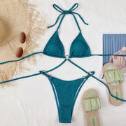 Badkläder för kvinnor Sexig Beach Bikini Set Baddräkt
